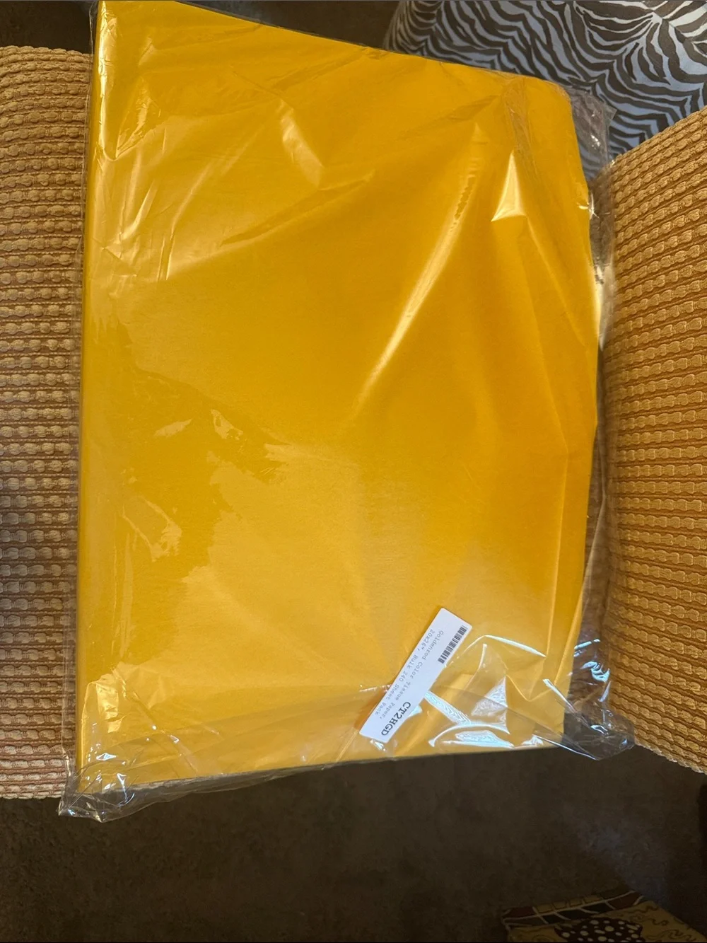 240 sheets 20x26” goldenrod yellow tissue